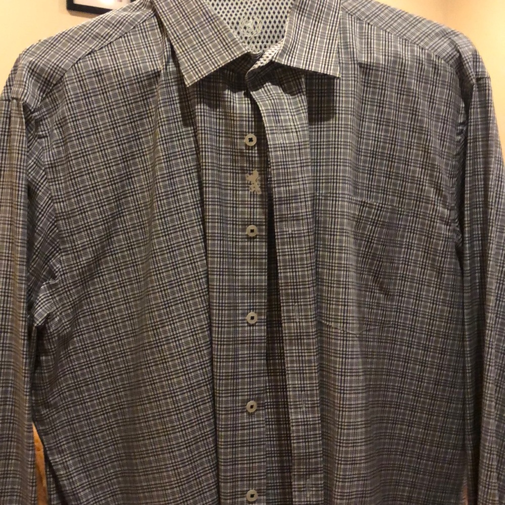 Bugathi men’s button down dress shirt.